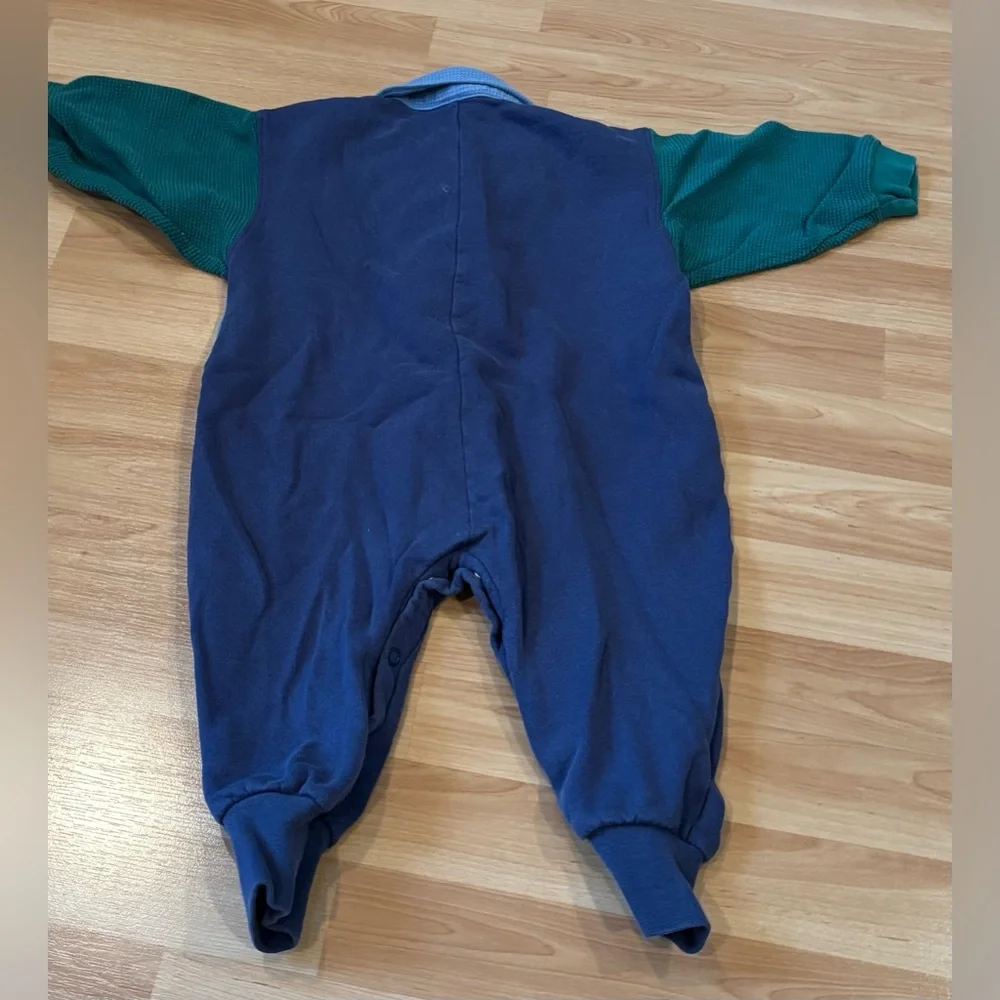 Vintage Baby B Gosh Jogger One piece Construction‎ Zone